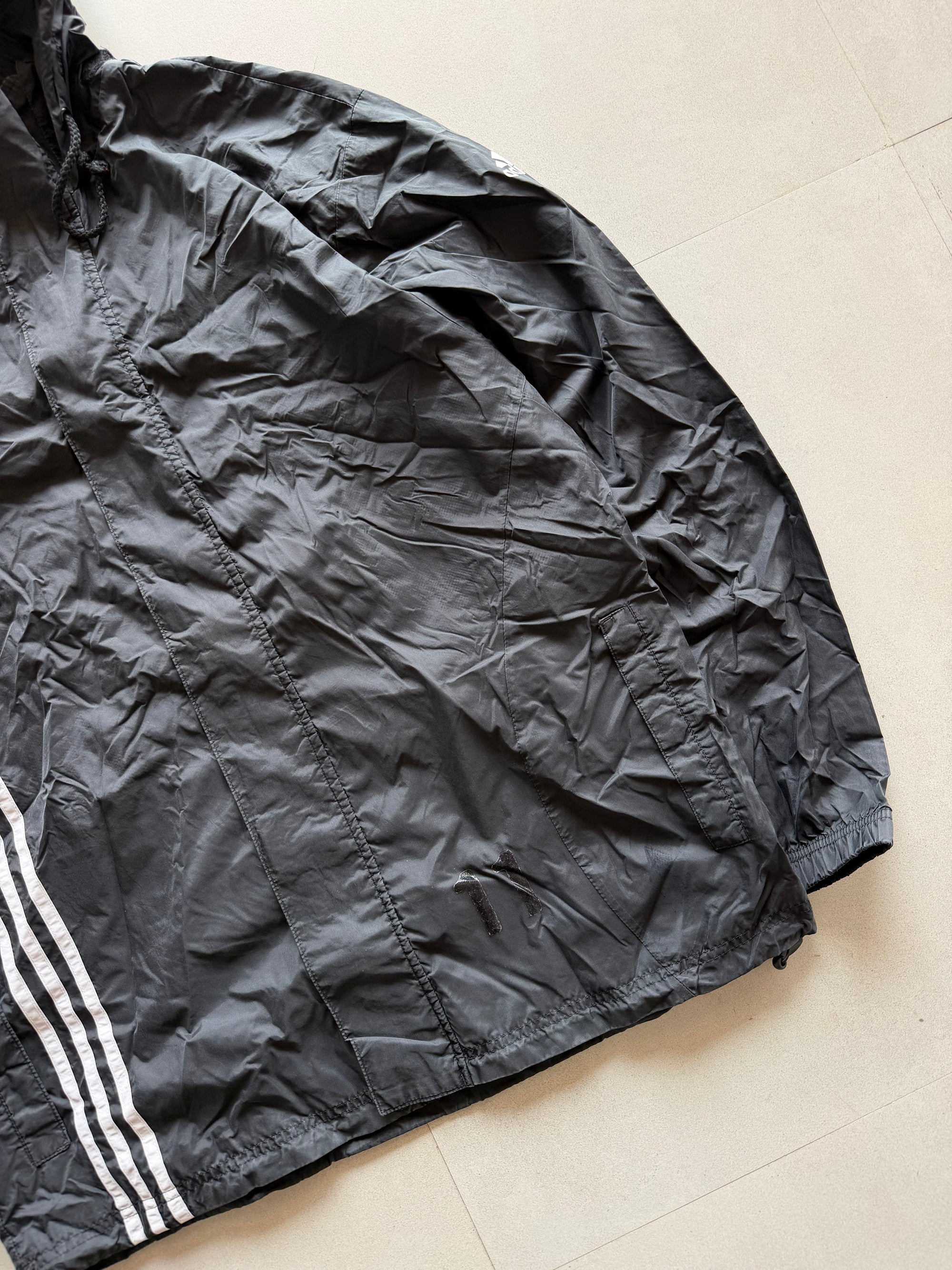 VINTAGE ADIDAS STRIPED JACKET - L