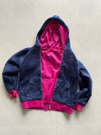 NIKE HOODED REVERSIBLE LIGHT WEIGHT JACKET - XS