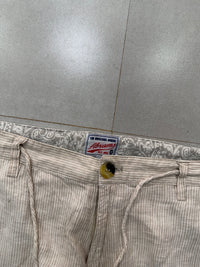 LNP43 BAGGY LINEN PANT - L