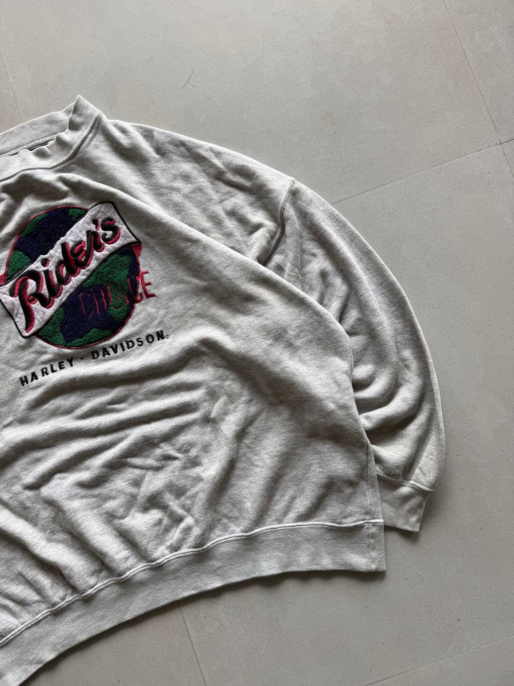 VINTAGE HARLEY DAVIDSON RIDERS SWEATSHIRT - XL