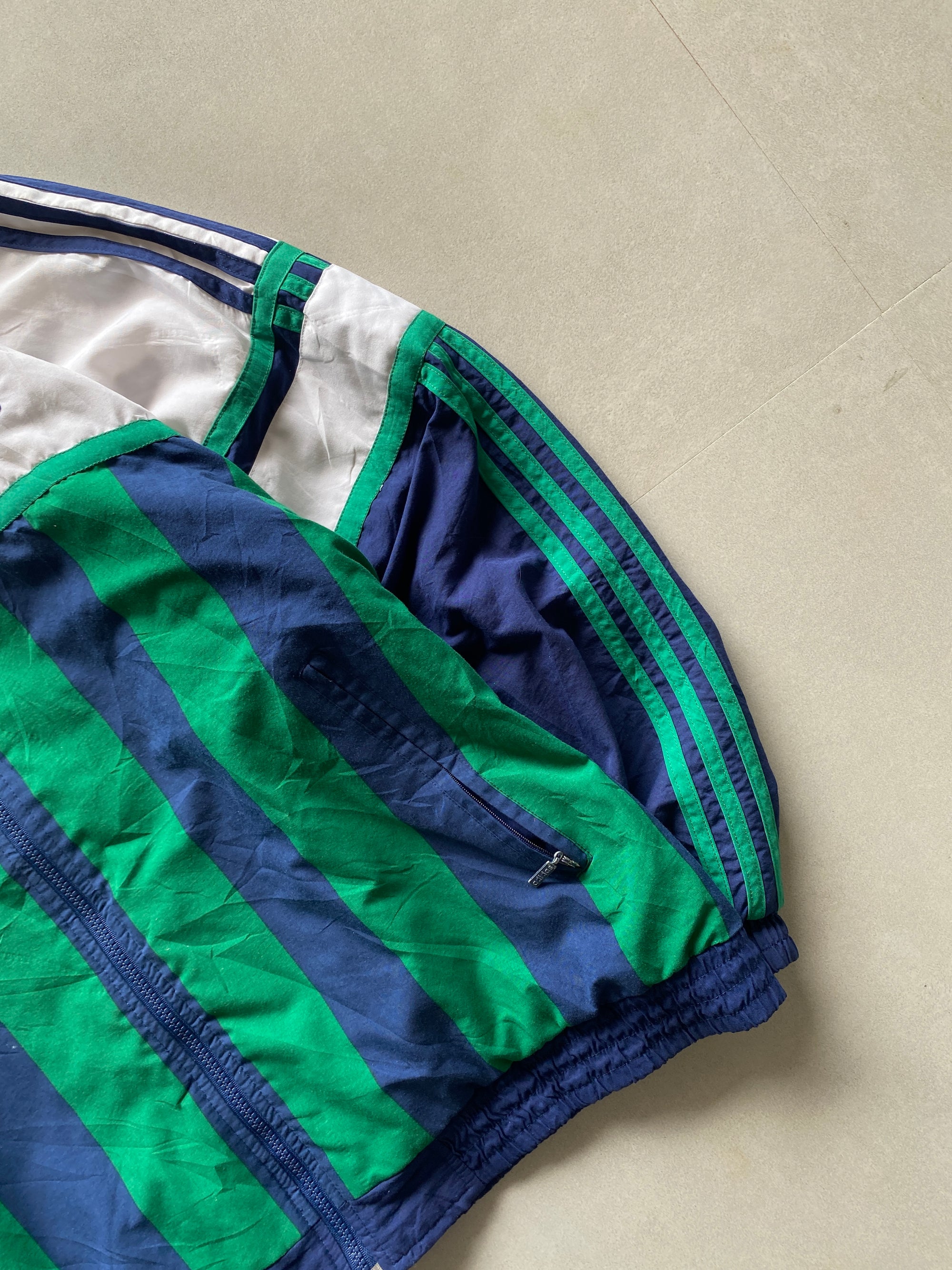 90s ADIDAS BIG LOGO JACKET - L