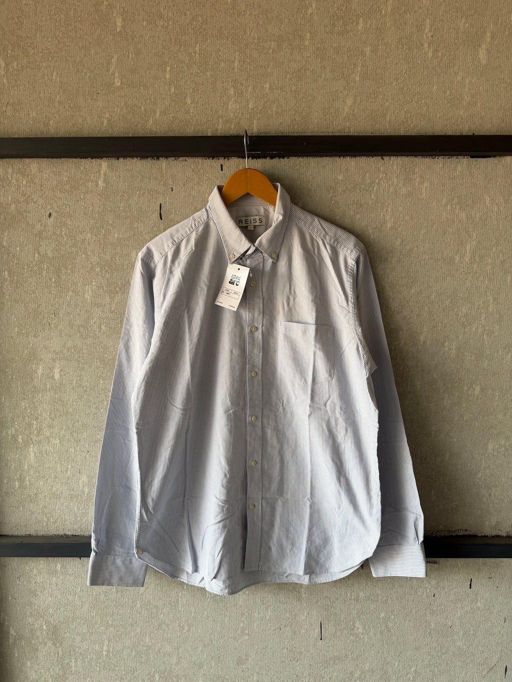 REISS STRIPED SHIRT - L ST148