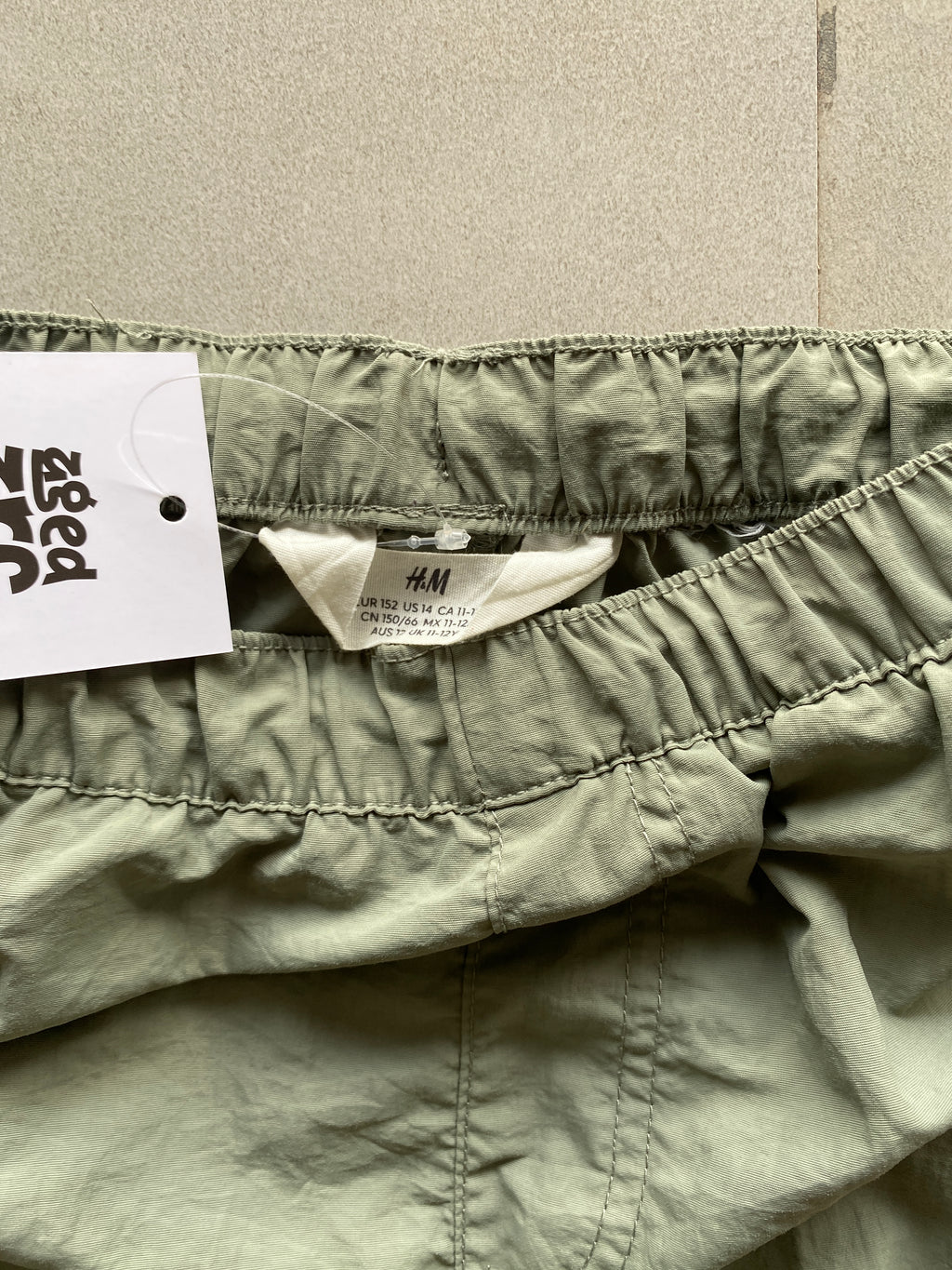 H&M PARACHUTE PANT - XS