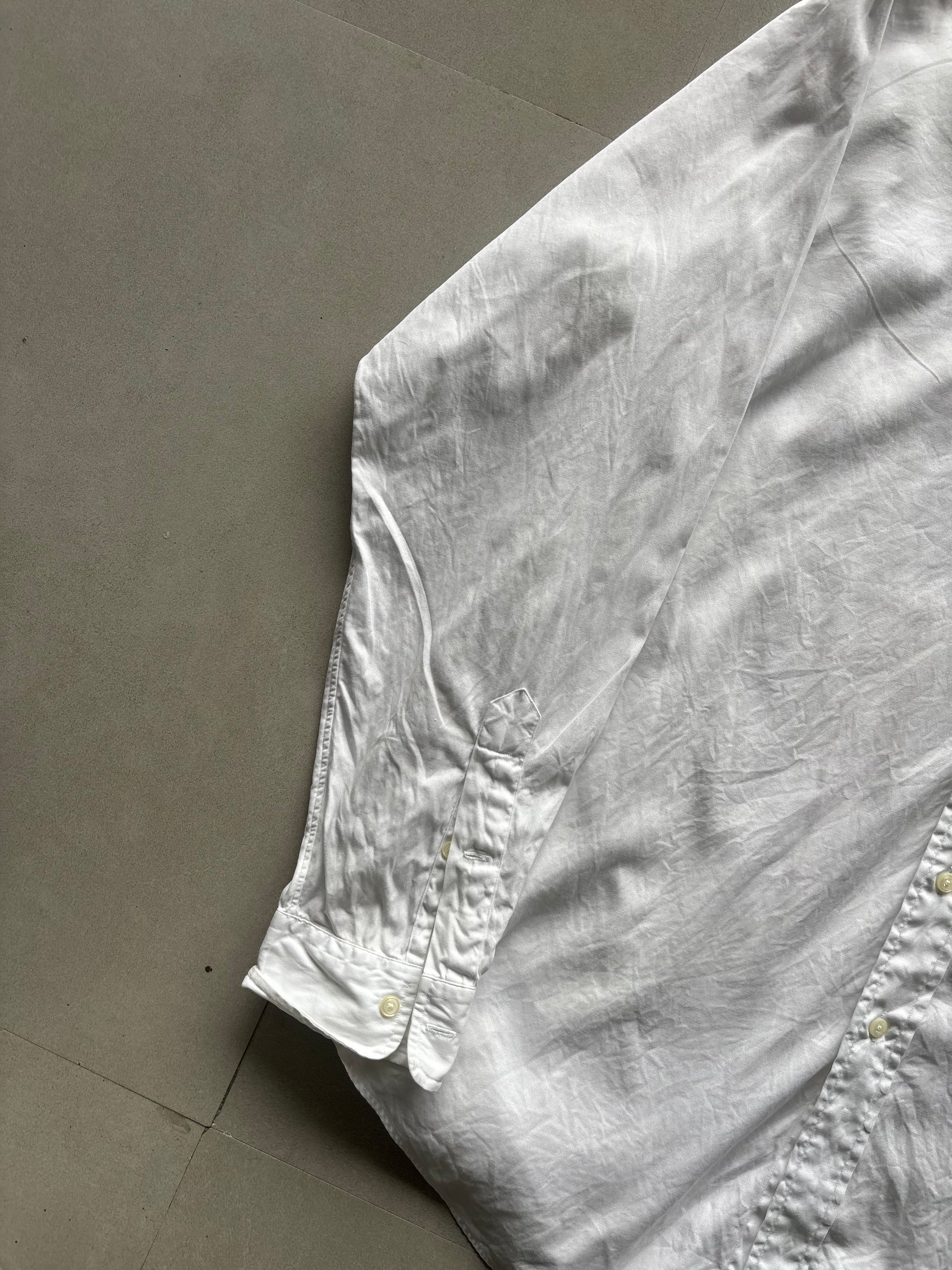 RALPH LAUREN WHITE LOOSE - FIT SHIRT - XXL