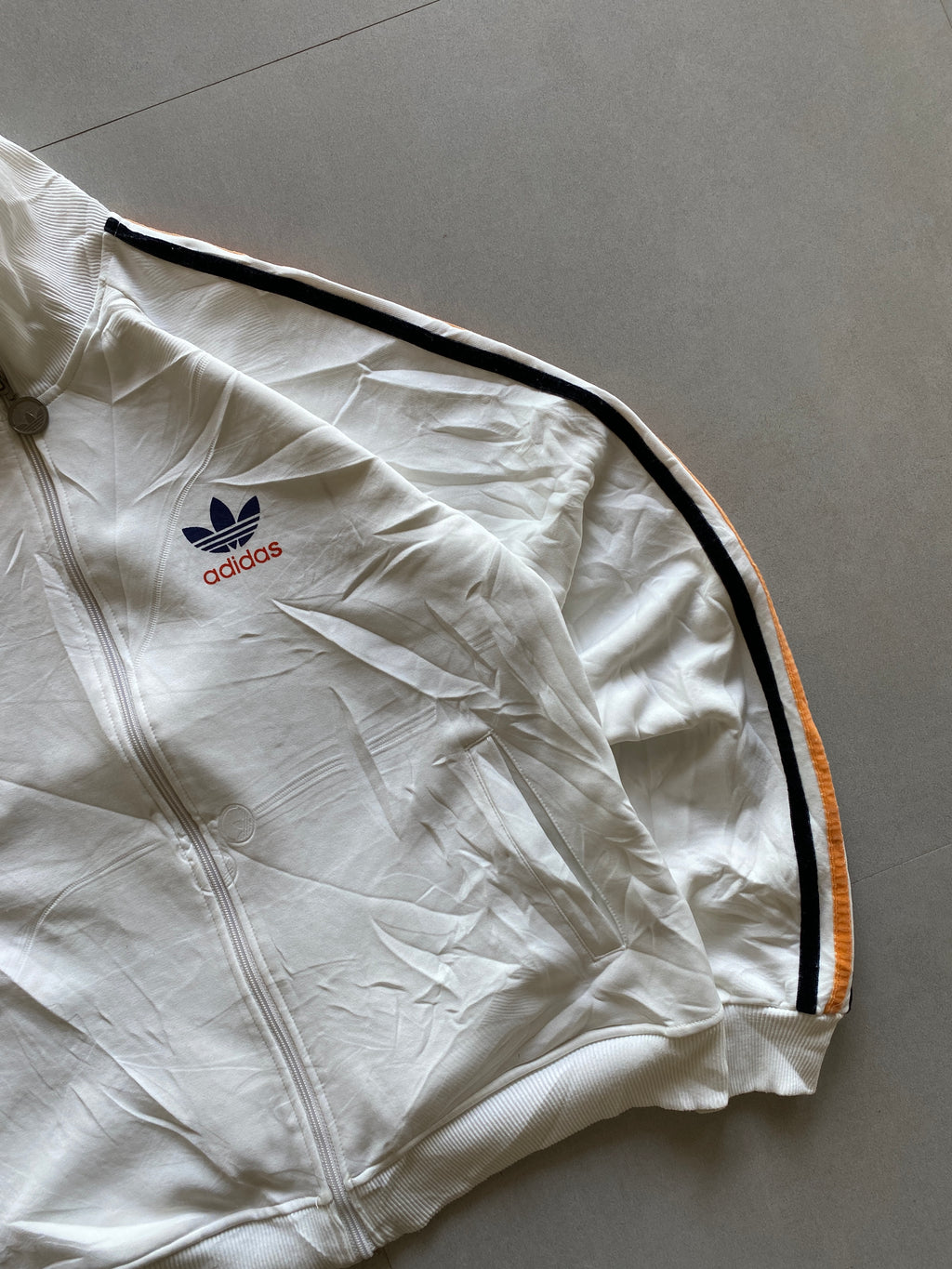 ADIDAS ORGINALS STRIPED JACKET - L