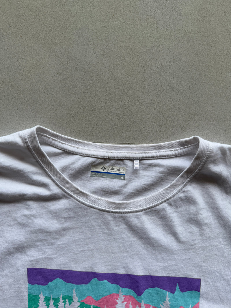 COLUMBIA SPELL OUT TEE - XL