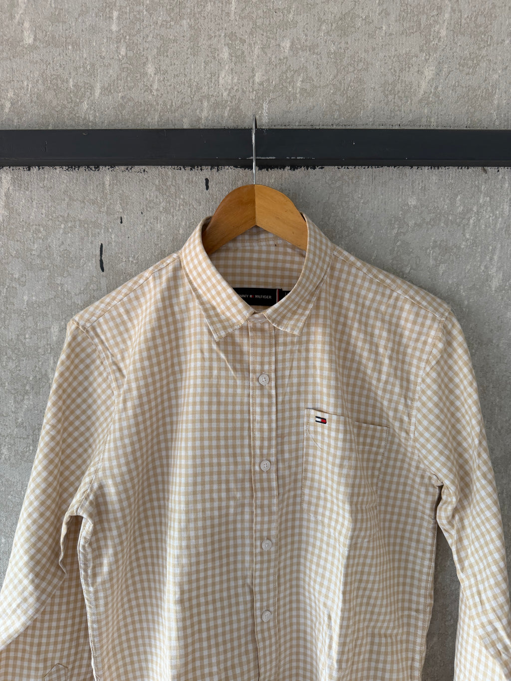 TOMMY HILFIGER CHECKERED SHIRT -  M-XL