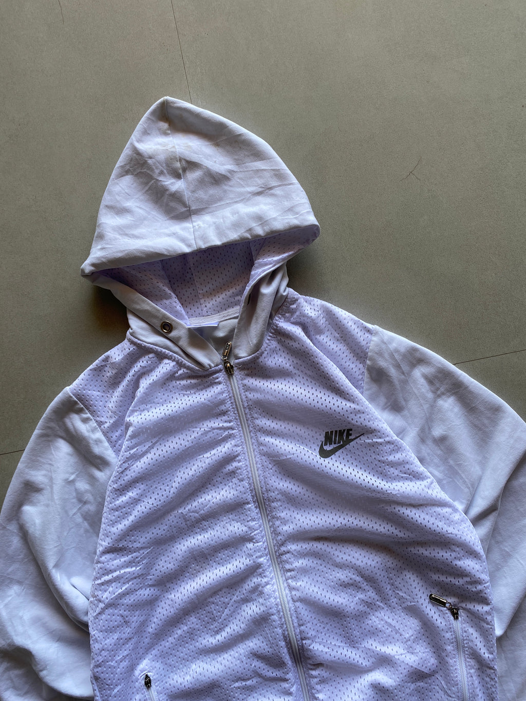 VINTAGE NIKE HOODED JACKET - XS