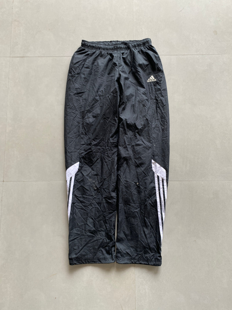 ADIDAS STRIPED BAGGY TRACK PANT - S