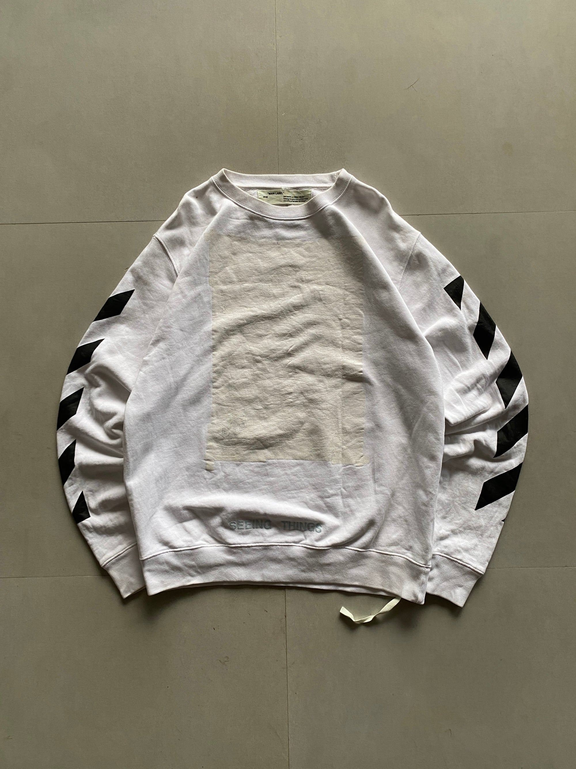 OFF WHITE SWEATSHIRT - L