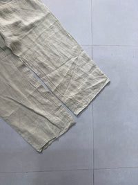 WIDE LEG LINEN PANT LNP42 - M