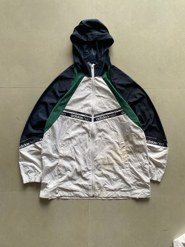 ADIDAS NEO HOODED JACKET - XL