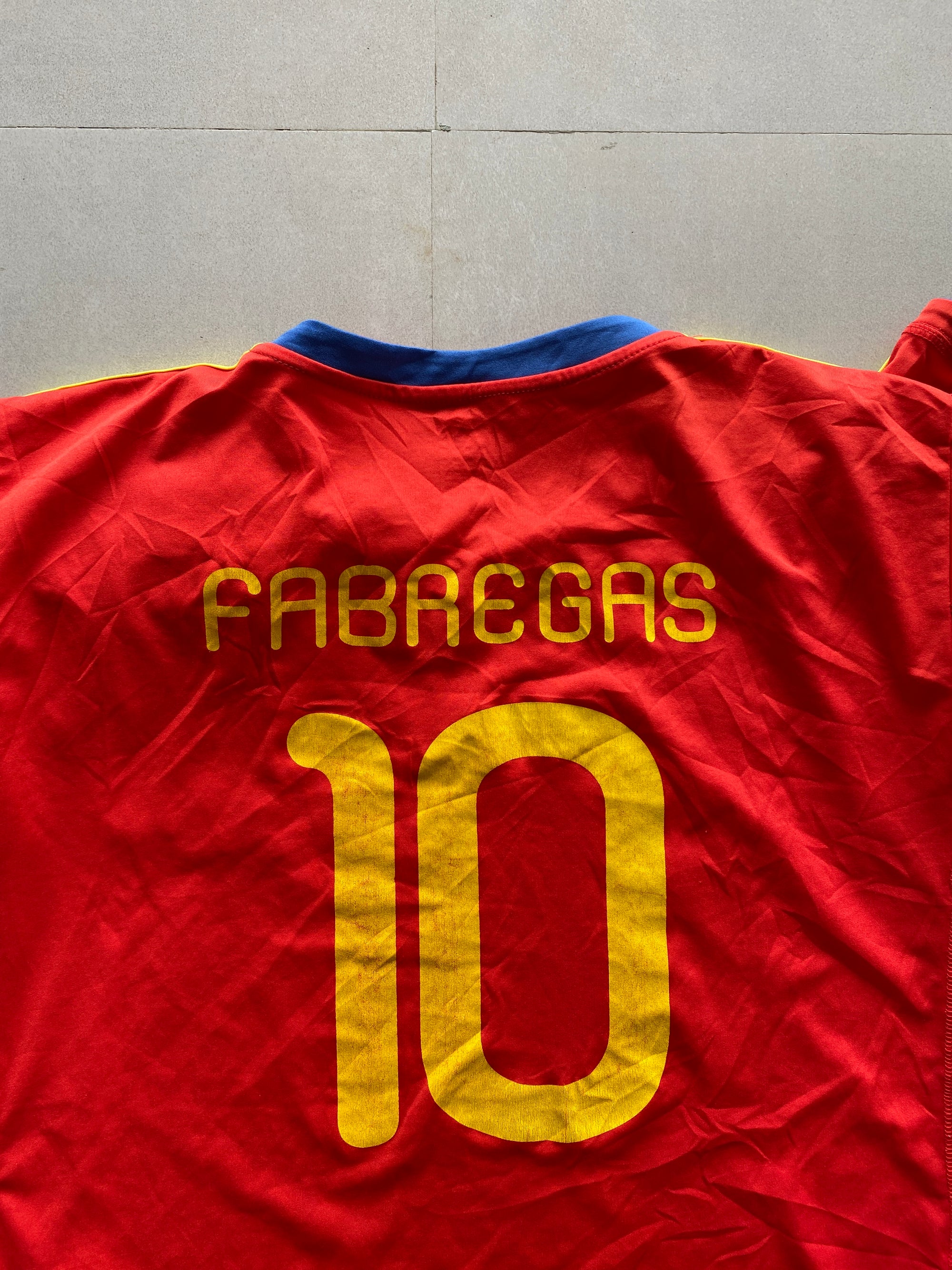 2010 ADIDAS SPAIN FABREGAS (10) JERSEY- m
