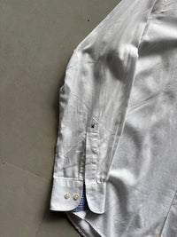 TOMMY HILFIGER WHITE FITTED SHIRT - L