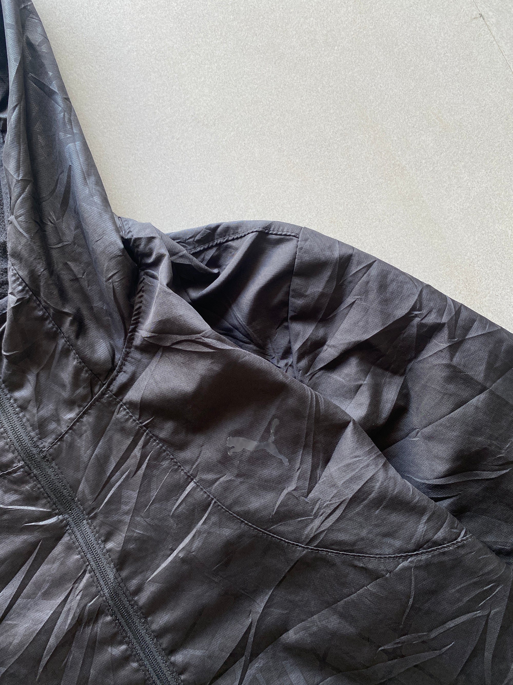 VINTAGE PUMA HOODED JACKET - S