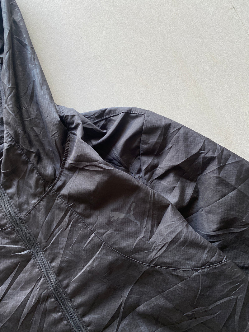 VINTAGE PUMA HOODED JACKET - S