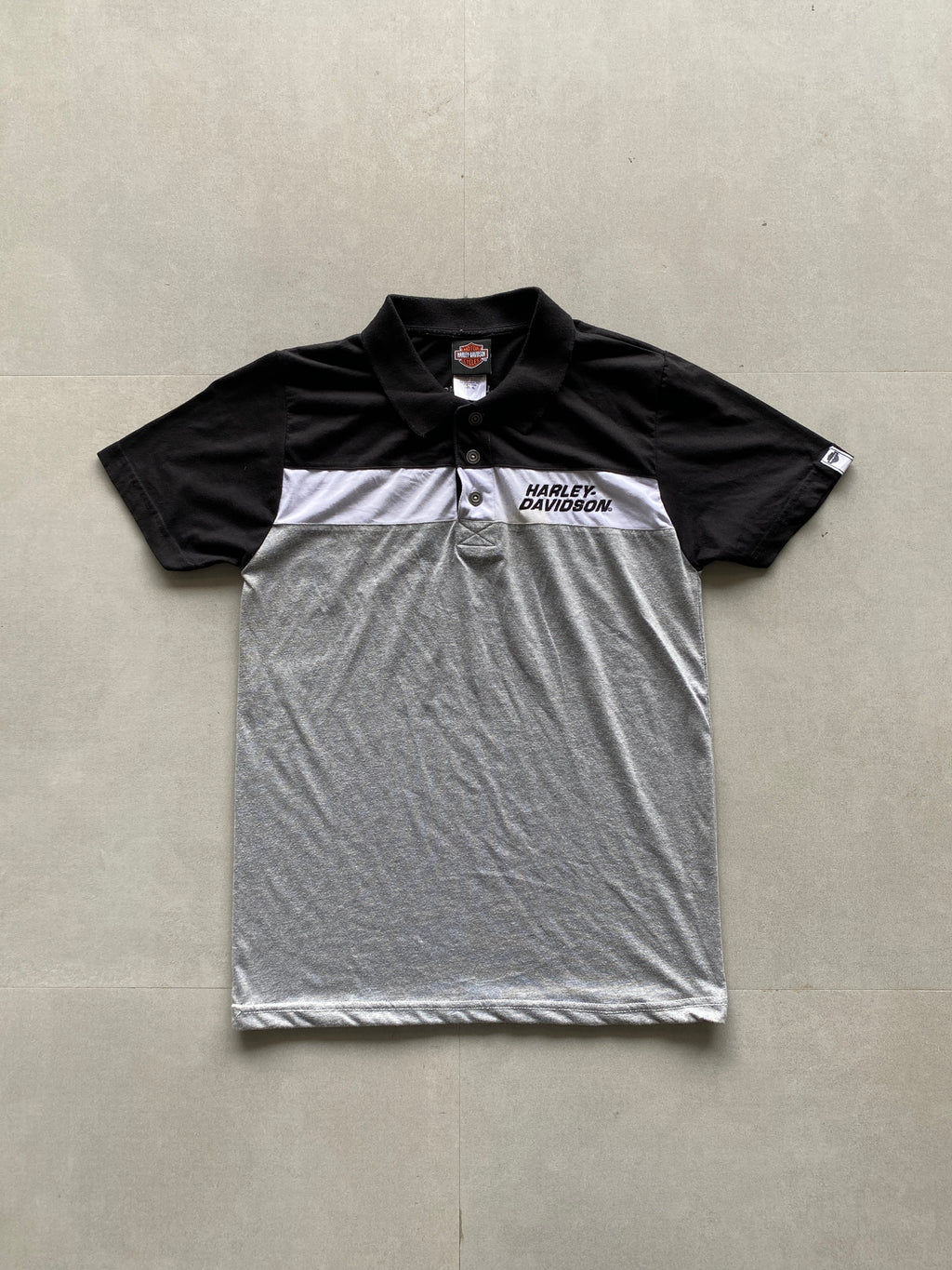 VINTAGE HARLEY DAVIDSON POLO SHIRT - XS