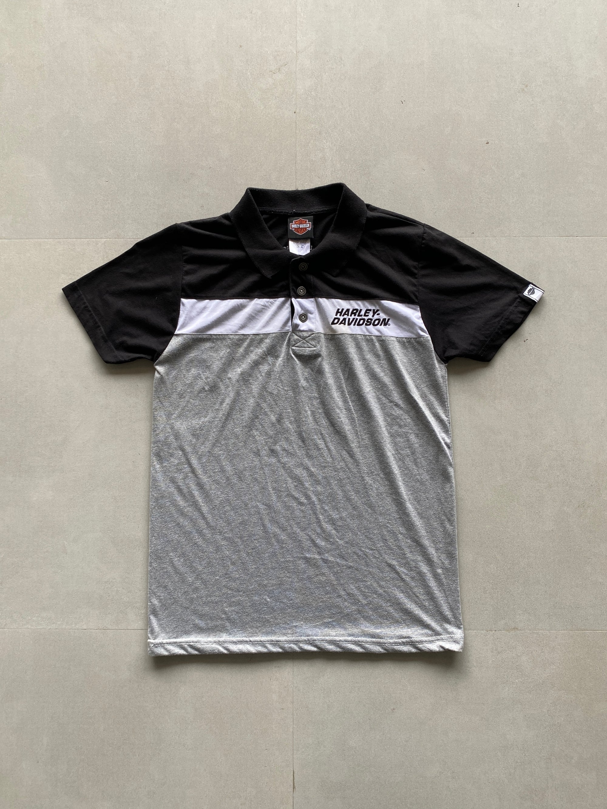 VINTAGE HARLEY DAVIDSON POLO SHIRT - XS