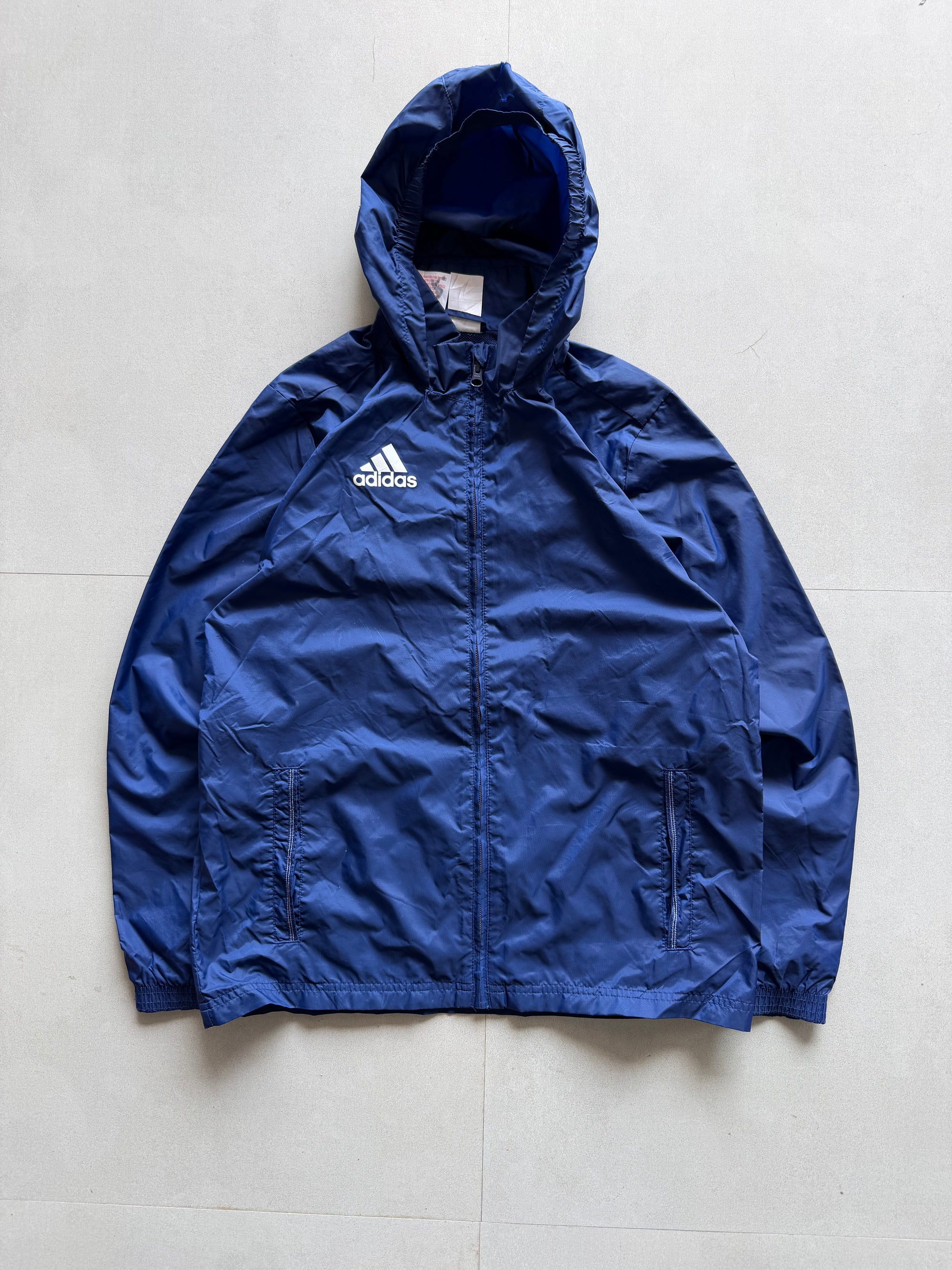 ADIDAS HOODED JACKET - M