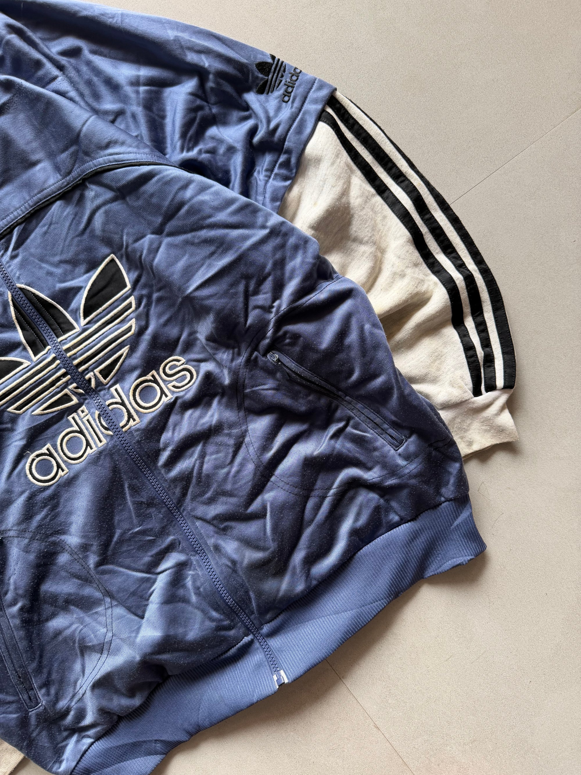90S ADIDAS BIG LOGO JACKET - L