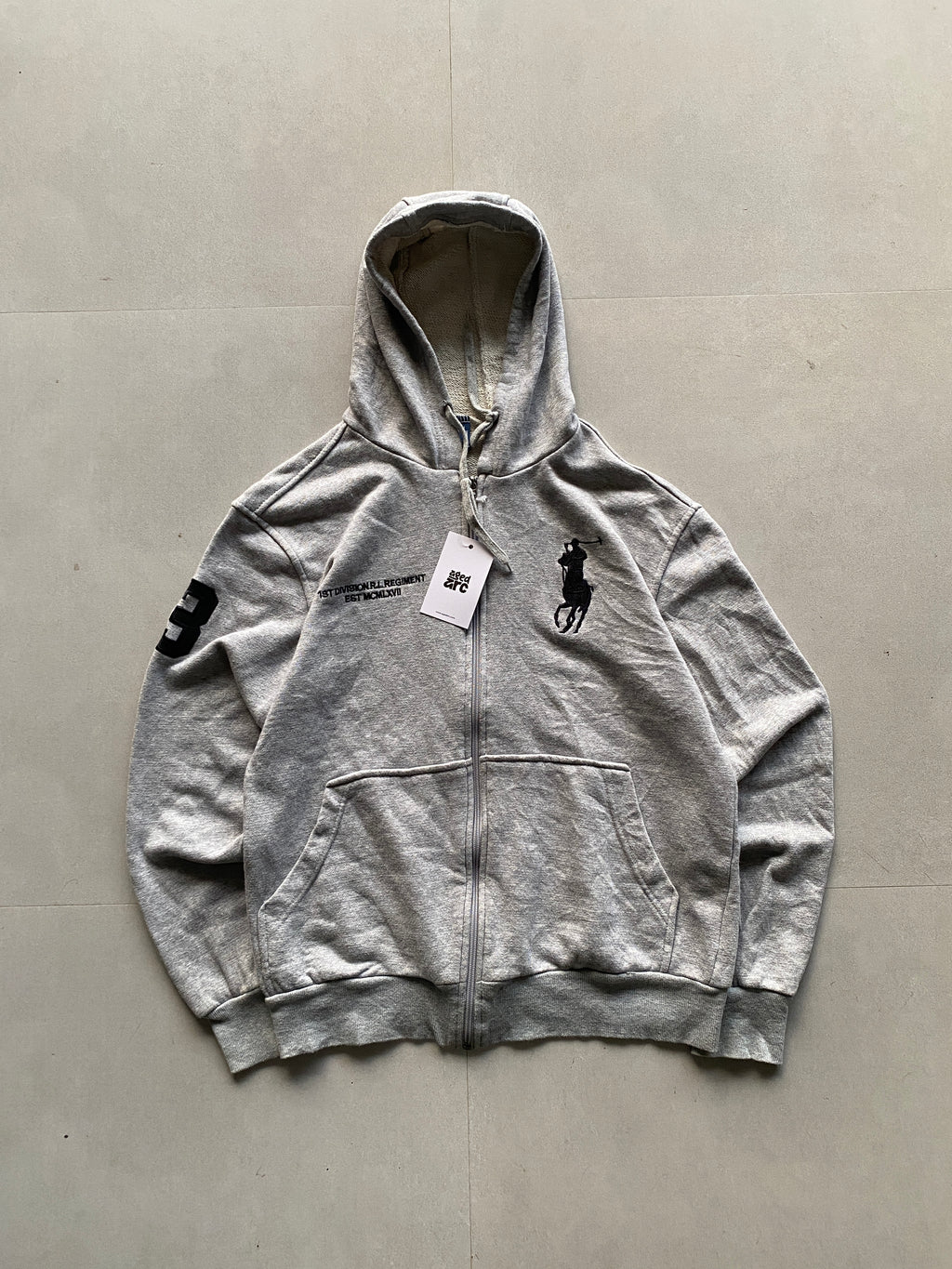 RALPH LAUREN ZIPPER HOODIE - XL