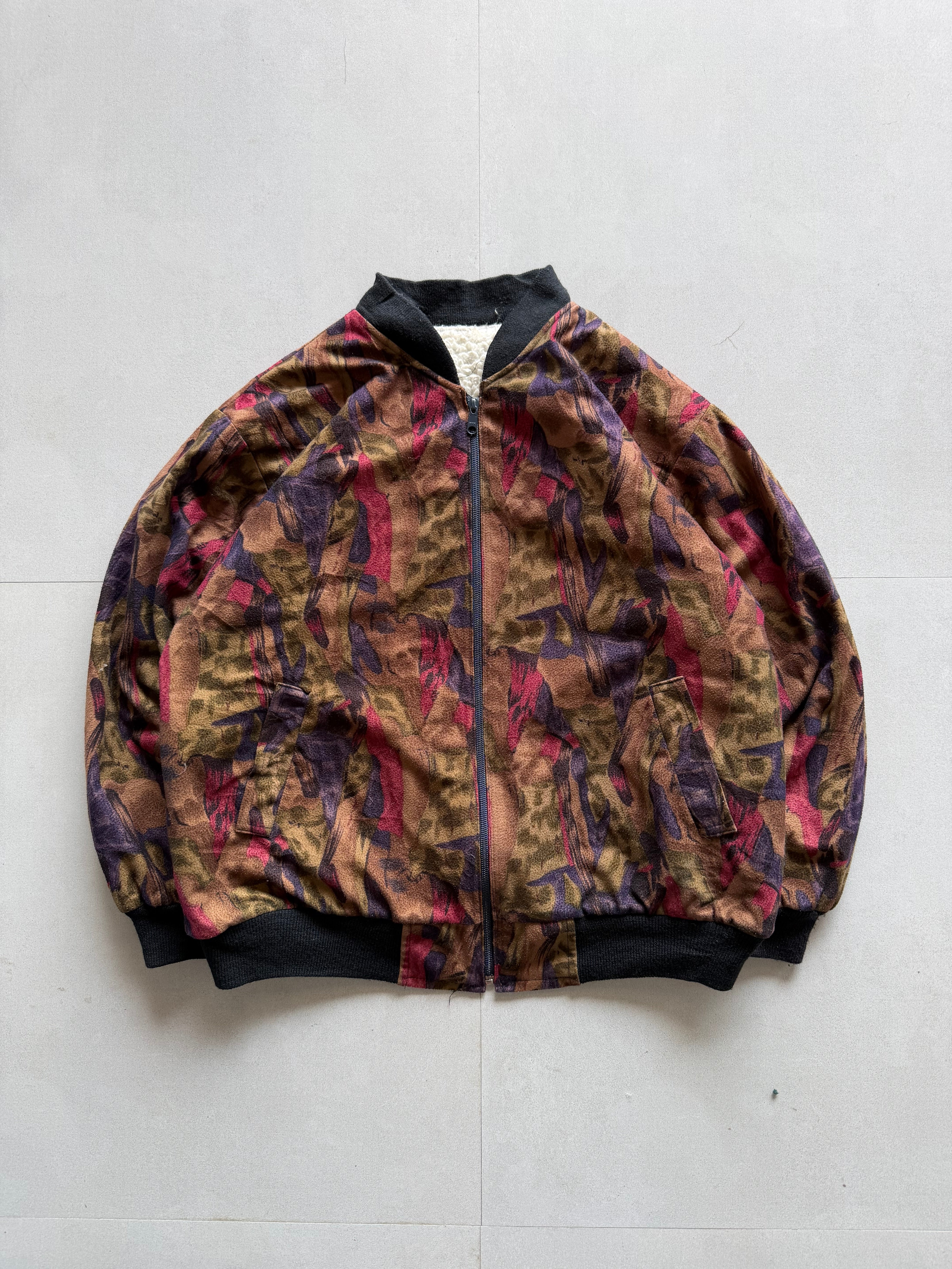 VINTAGE BOMBER STYLE JACKET - M – Aged Arc