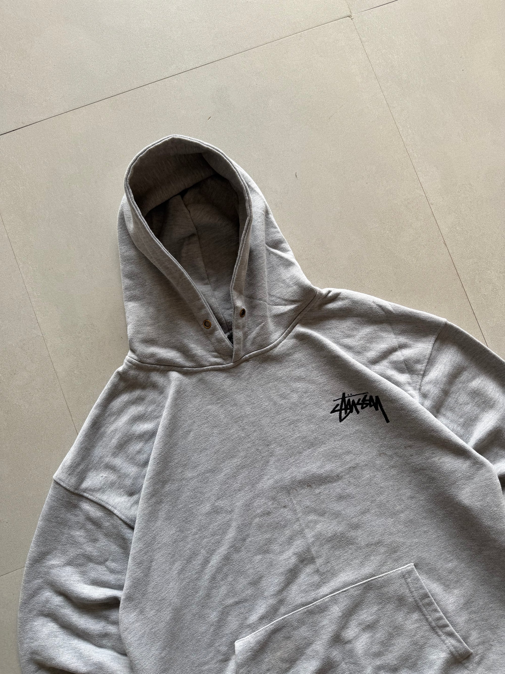 STUSSY DOUBLE HIT HOODIE - XL