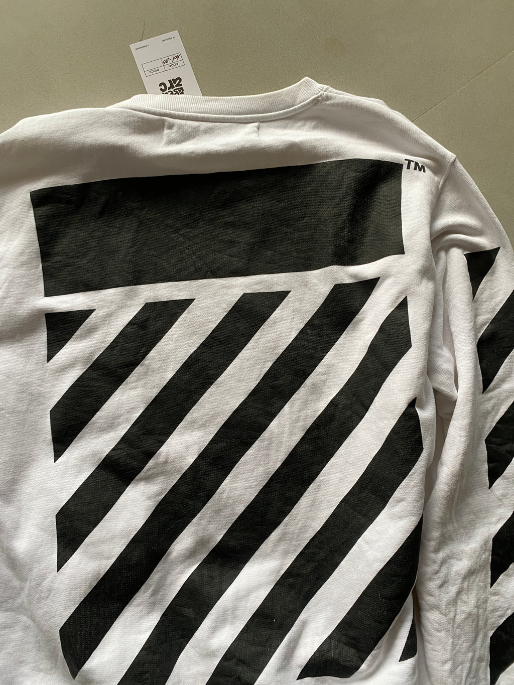 OFF WHITE SWEATSHIRT - L