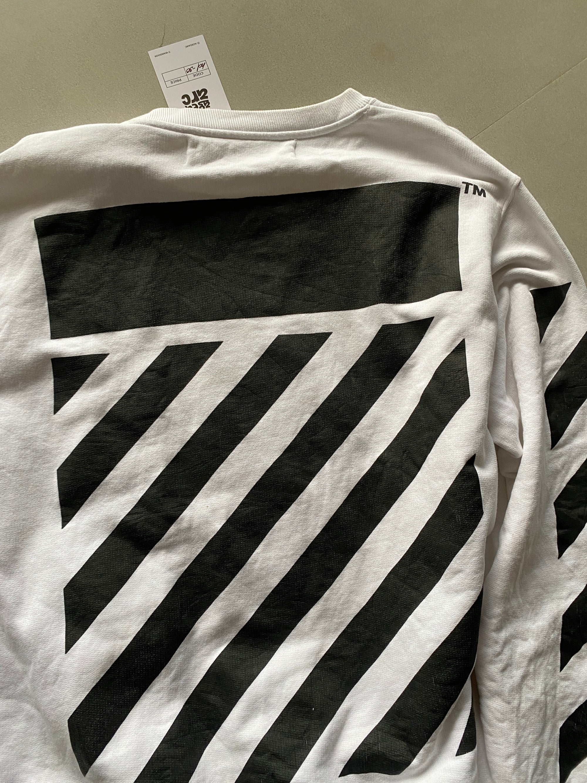 OFF WHITE SWEATSHIRT - L