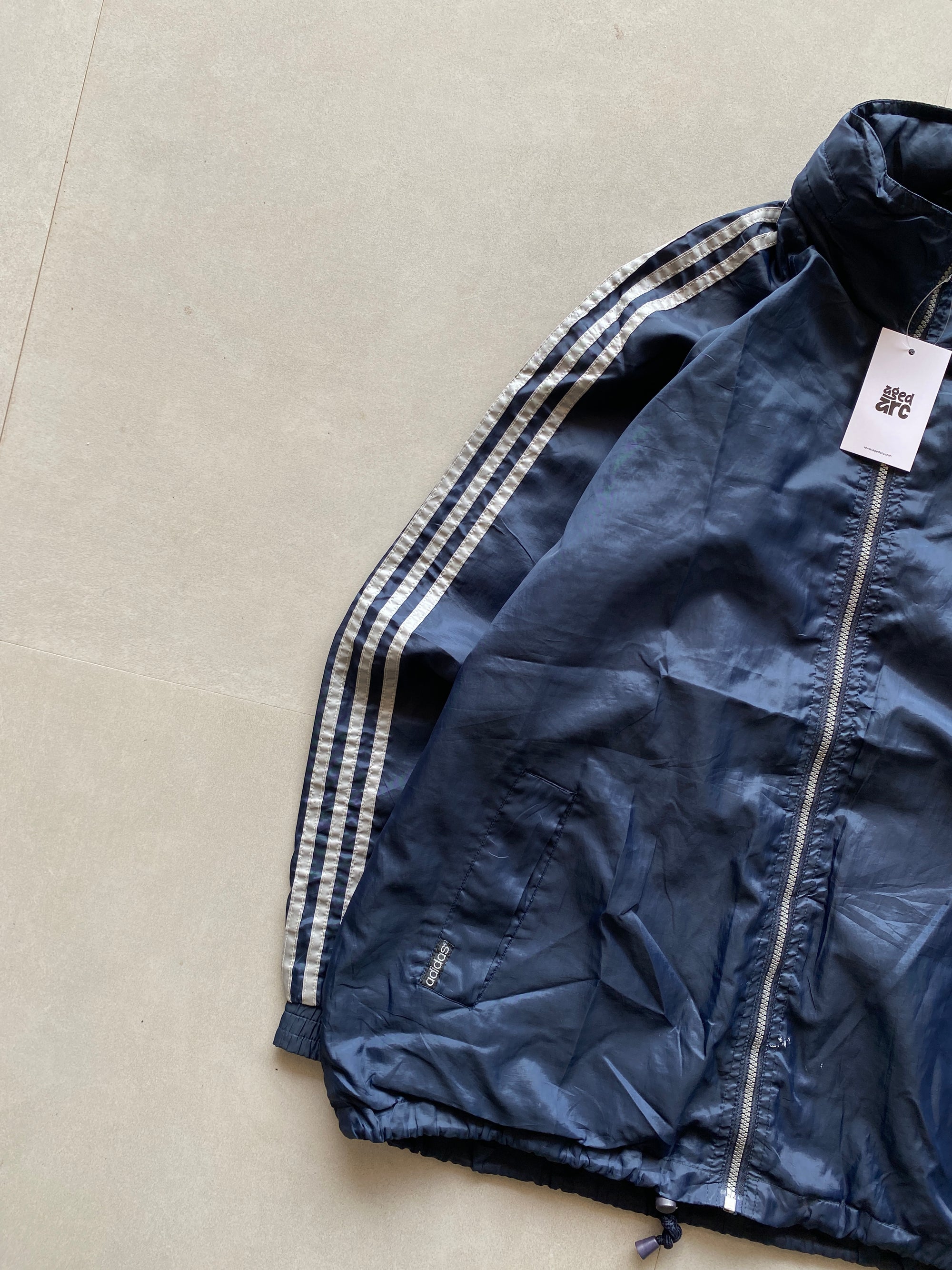 ADIDAS STRIPED JACKET - XL
