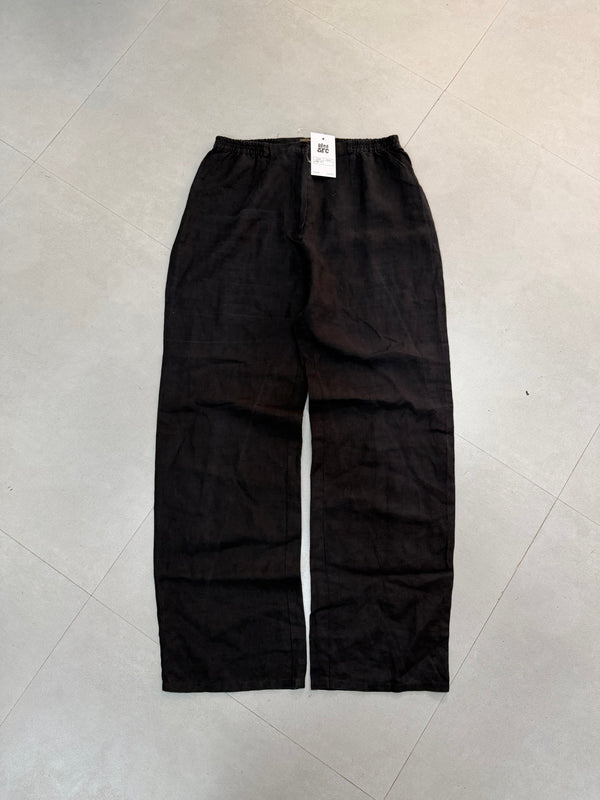 HORSAN BAGGY LINEN PANT - M