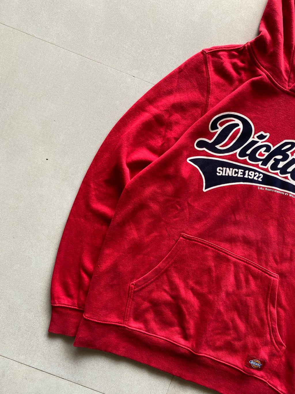 VINTAGE DICKIES SPELL OUT HOODIE - S
