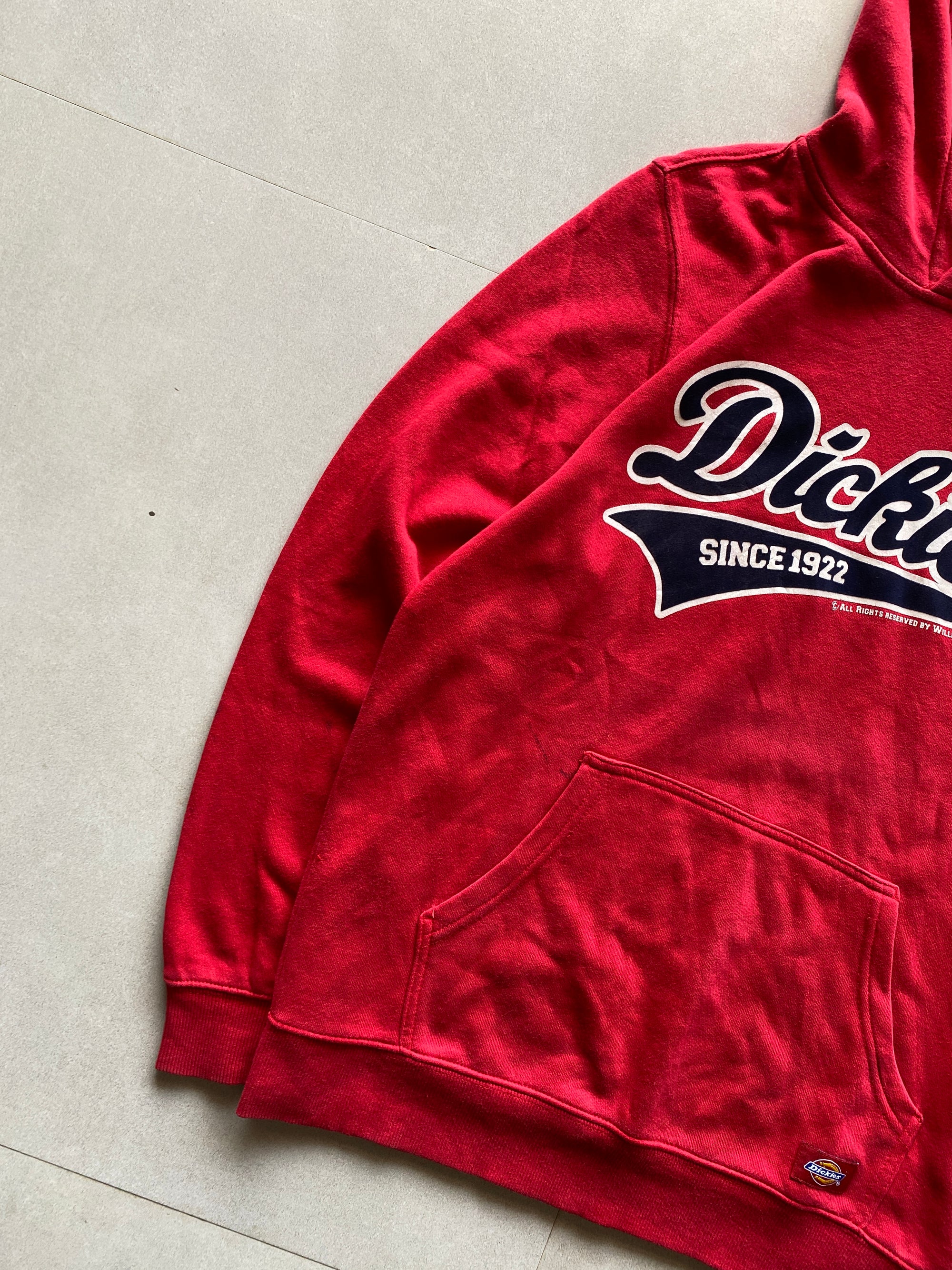 VINTAGE DICKIES SPELL OUT HOODIE - S