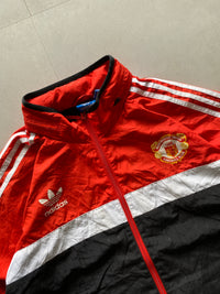 JVINTAGE ADIDAS MANCHESTER UNITED STRIPED JACKET - XL