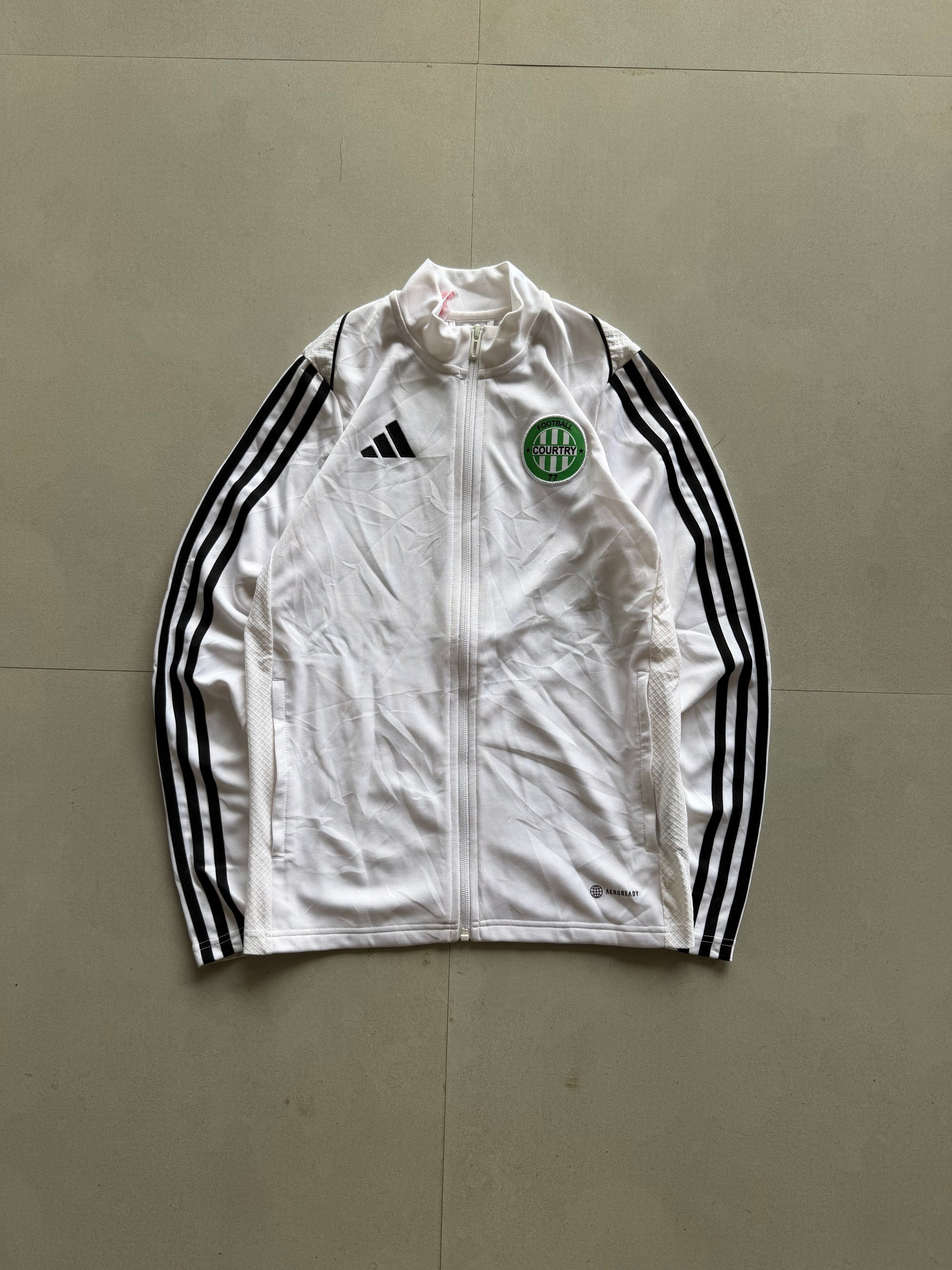 ADIDAS STRIPED COURTRY JACKET - YOUTH S