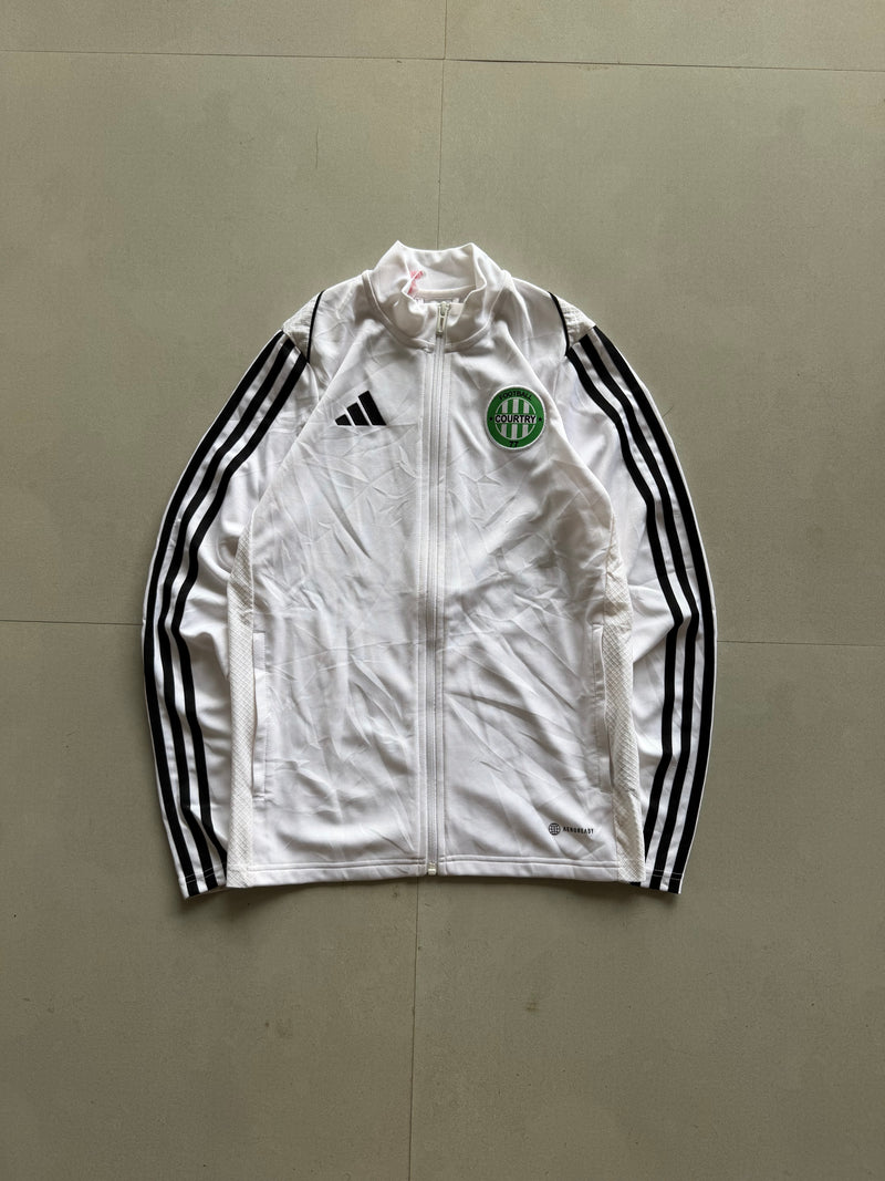 ADIDAS STRIPED COURTRY JACKET - YOUTH S