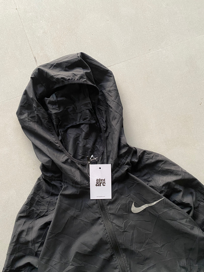 HOODED NIKE RUNNING JACKET - M