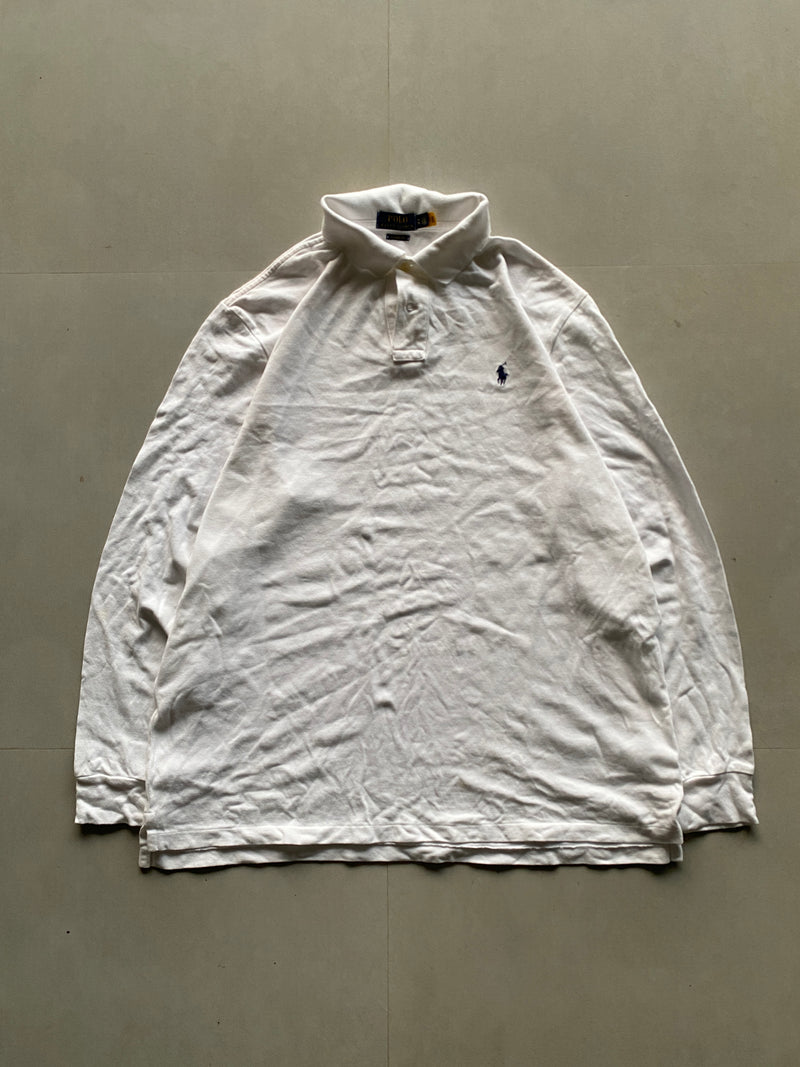 RALPH LAUREN FULL SLEEVE POLO SHIRT - XL