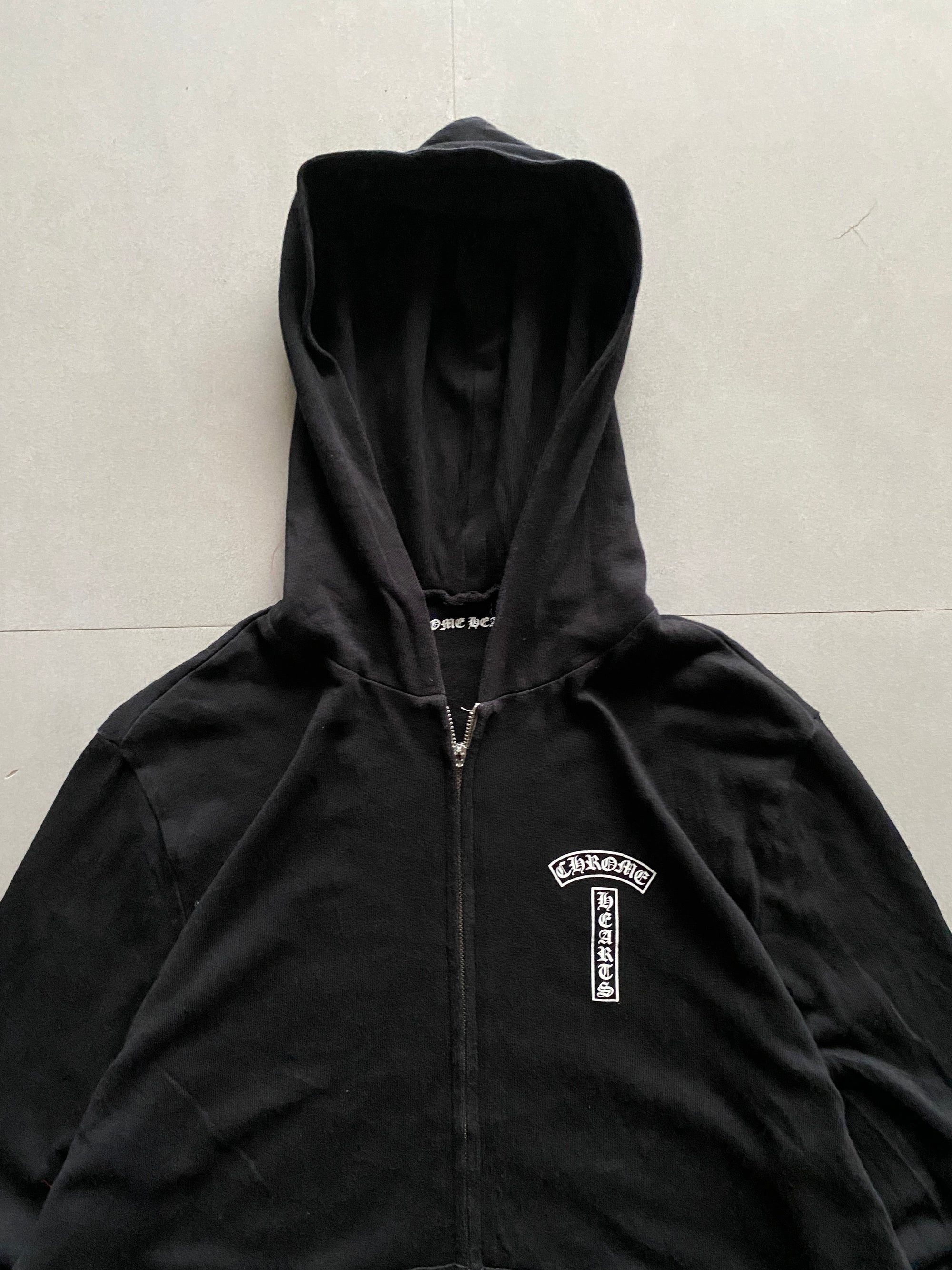 CHROME HEARTS ZIPPER HOODIE - M