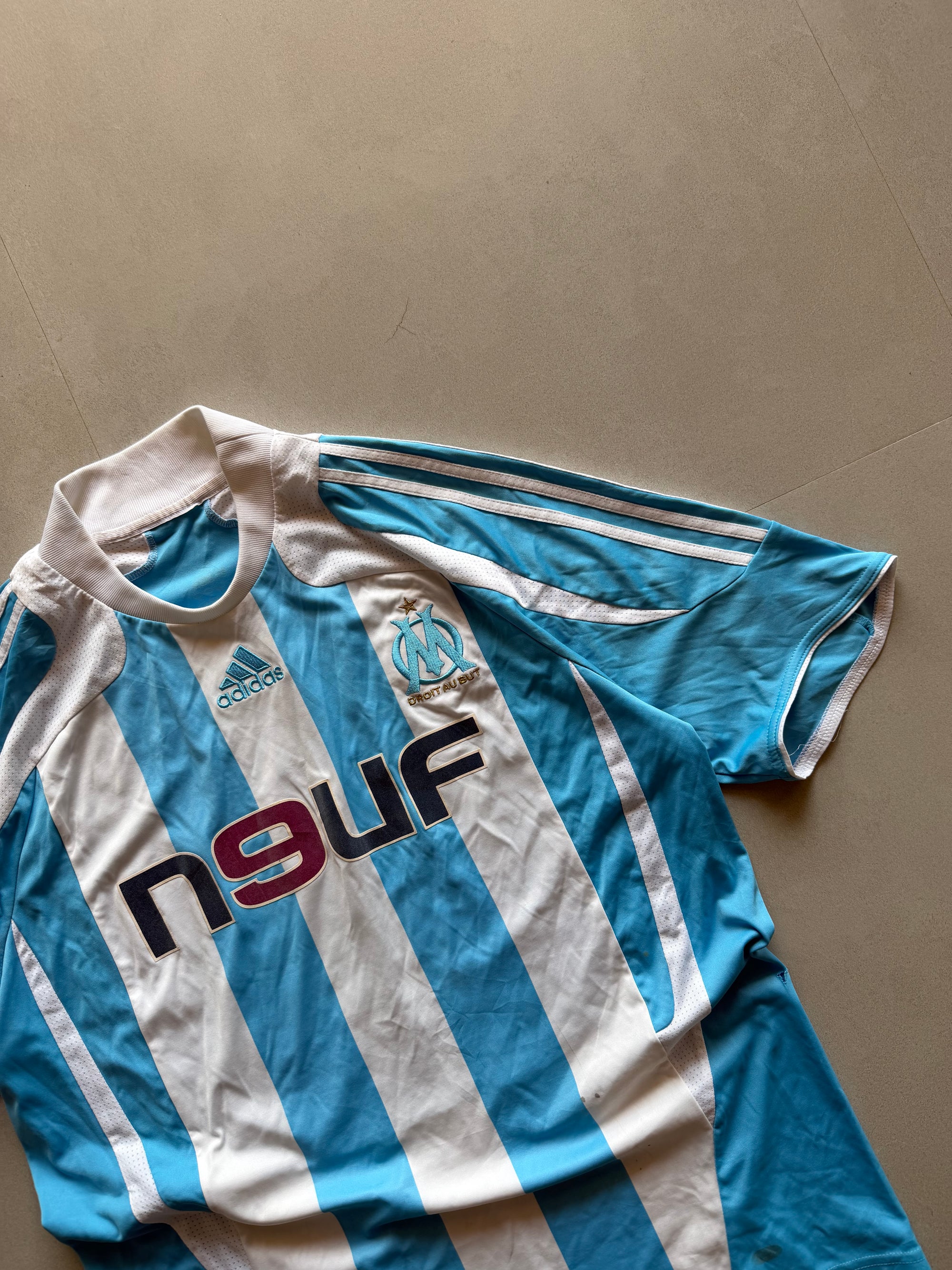 2007 ADIDAS OLIMPIQUE MARSELLIE JERSEY - L