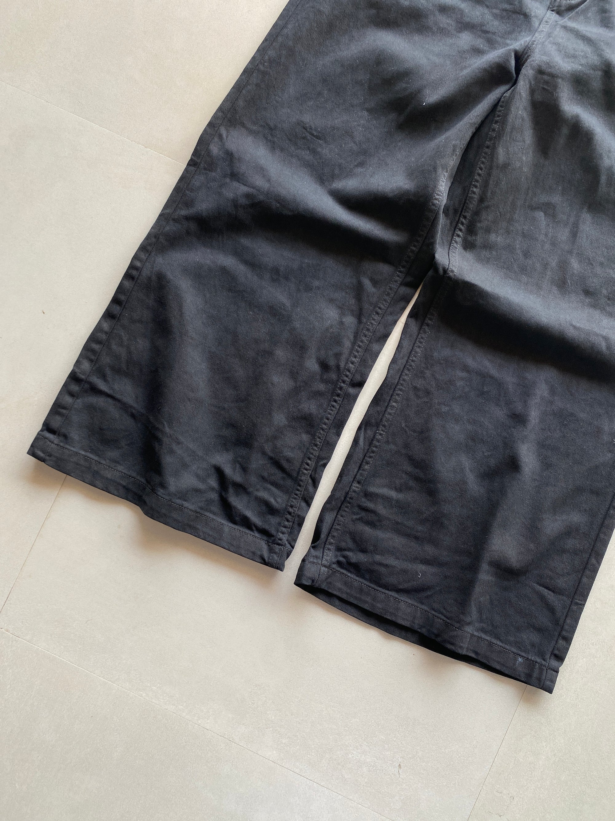 WIDE LEG DENIM - M
