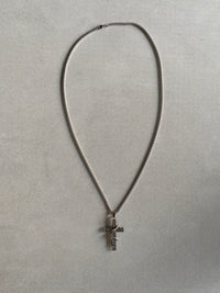 SNAKE CROSS PENDANT CHAIN