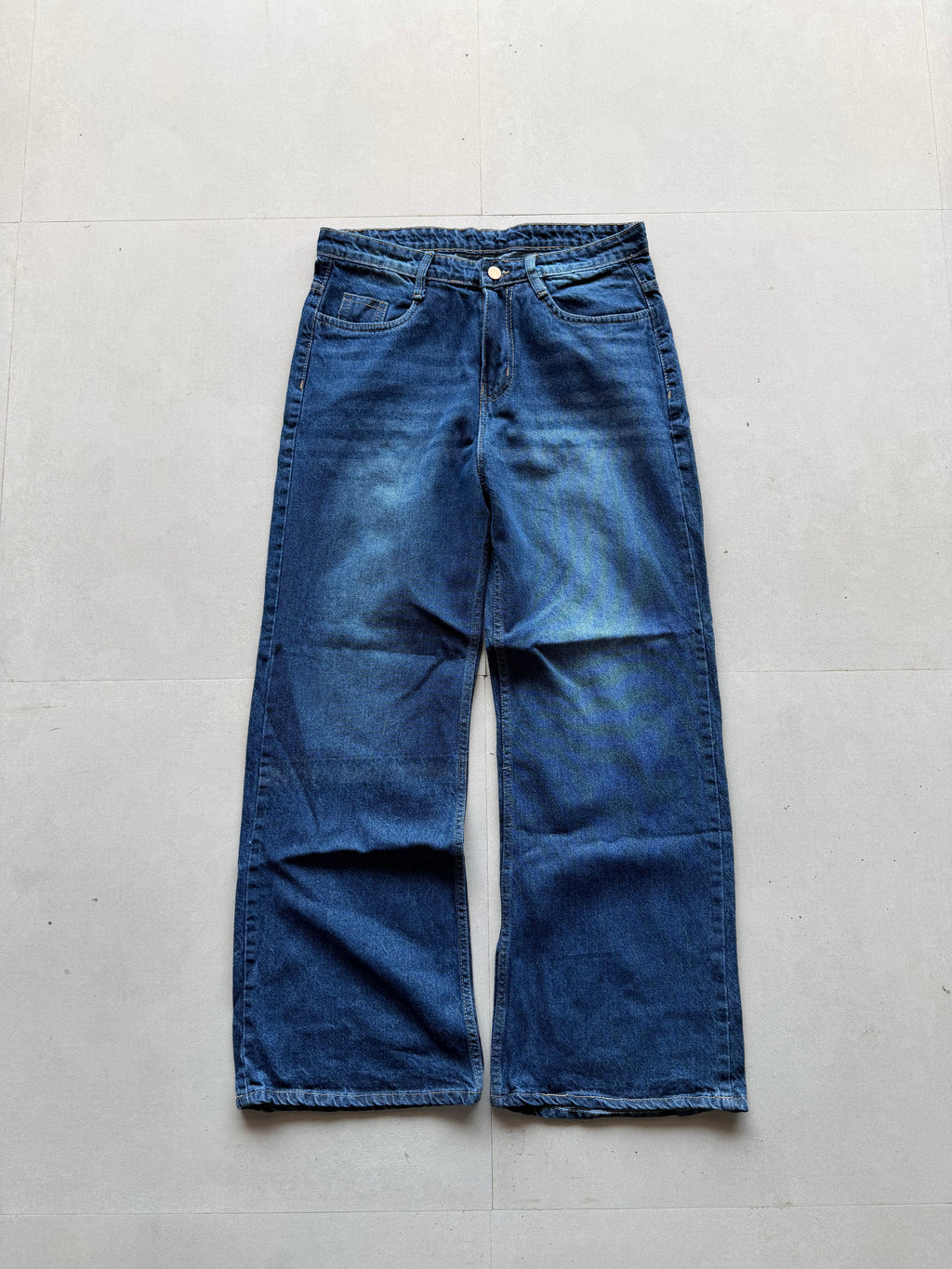 DN15 WIDE LEG DENIM - M
