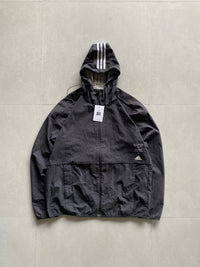 VINTAGE ADIDAS HOODED JACKET - XL