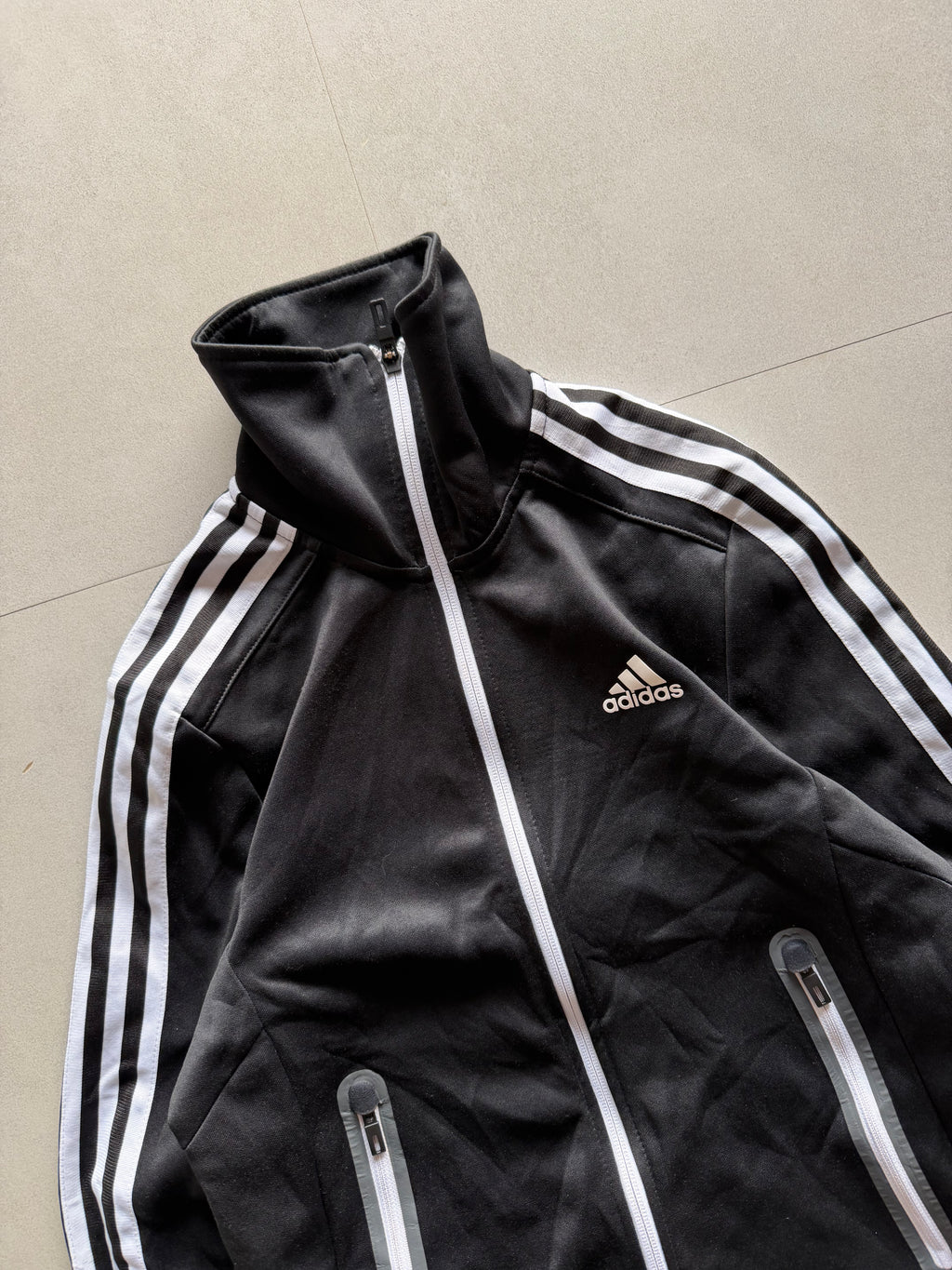 ADIDAS STRIPED FLYBIRD JACKET - XS