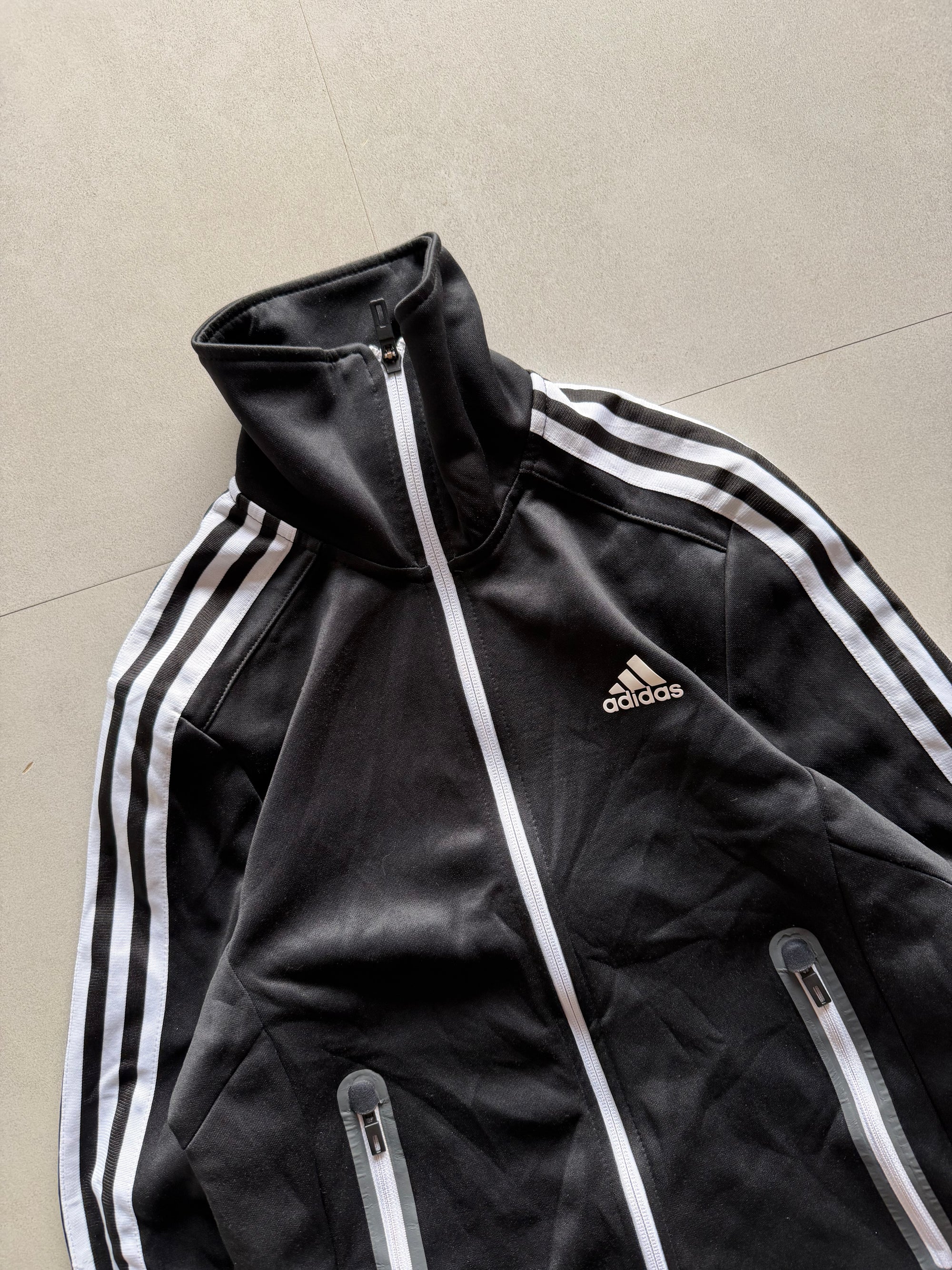 ADIDAS STRIPED FLYBIRD JACKET - XS