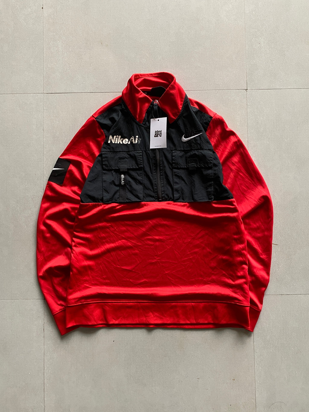 NIKE AIR QUARTER ZIP JACKET - M