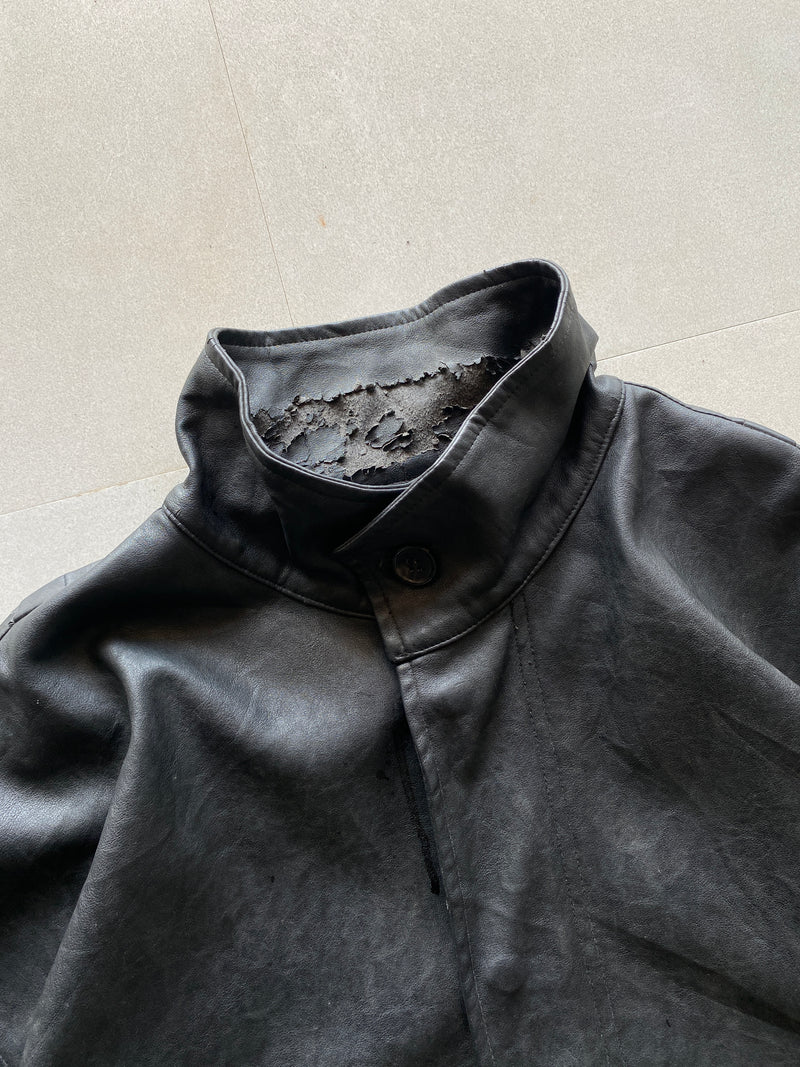 VINTAGE LEATHER JACKET - XL