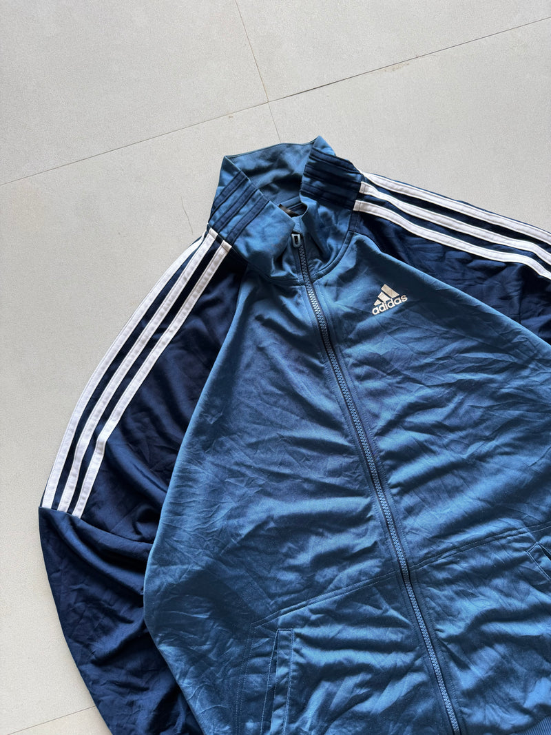 VINTAGE ADIDAS STRIPED JACKET - L