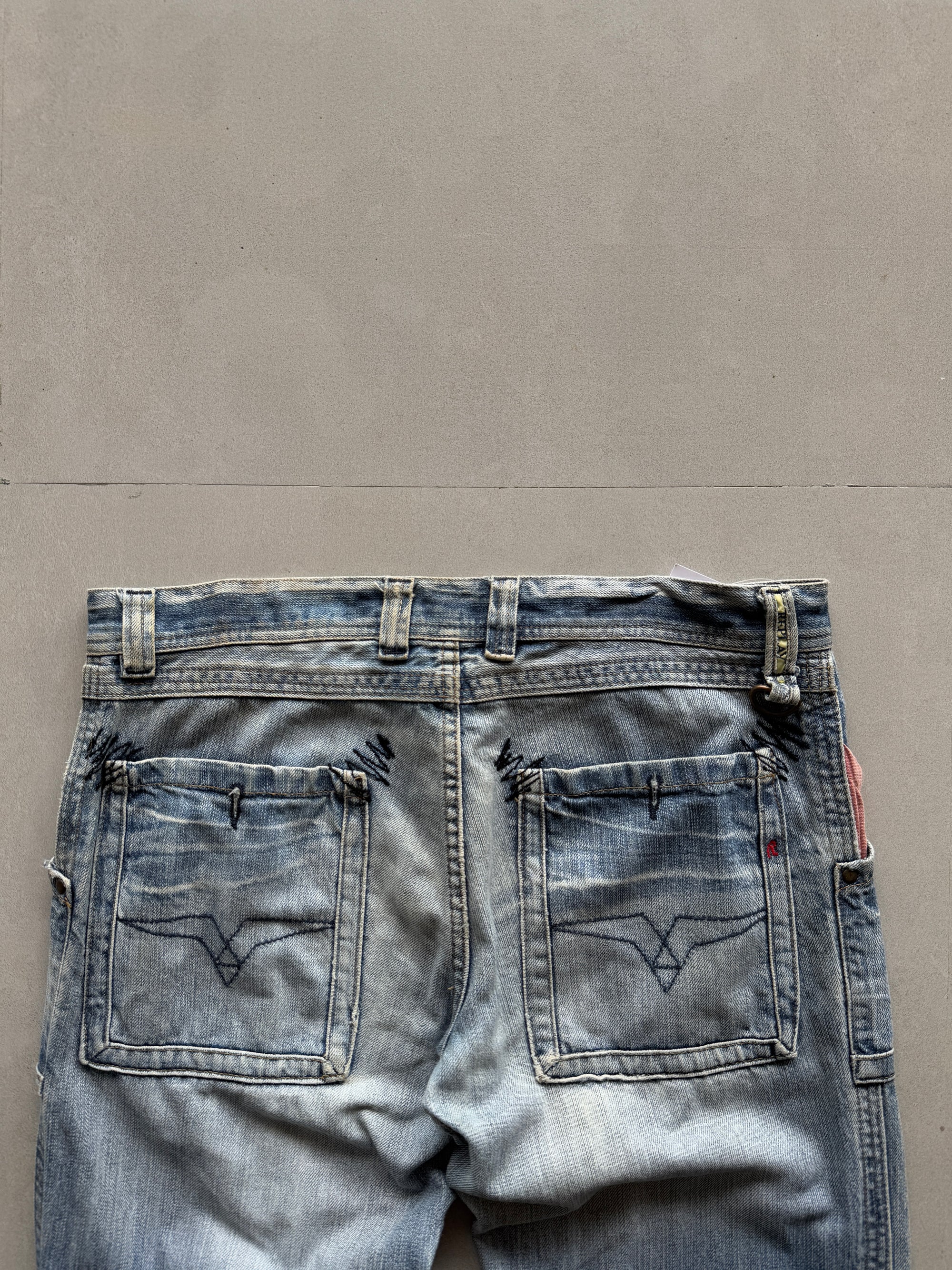 REPLY BIG POCKET DENIM - L